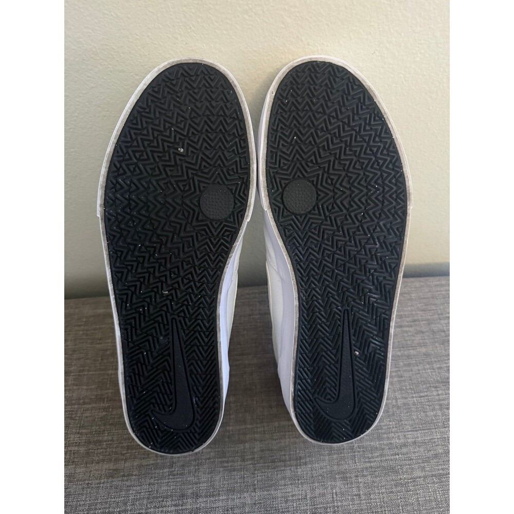 Men’s Nike SB Charge Triple White Canvas Shoes Size 12 *Missing Insoles* - Picture 3 of 9